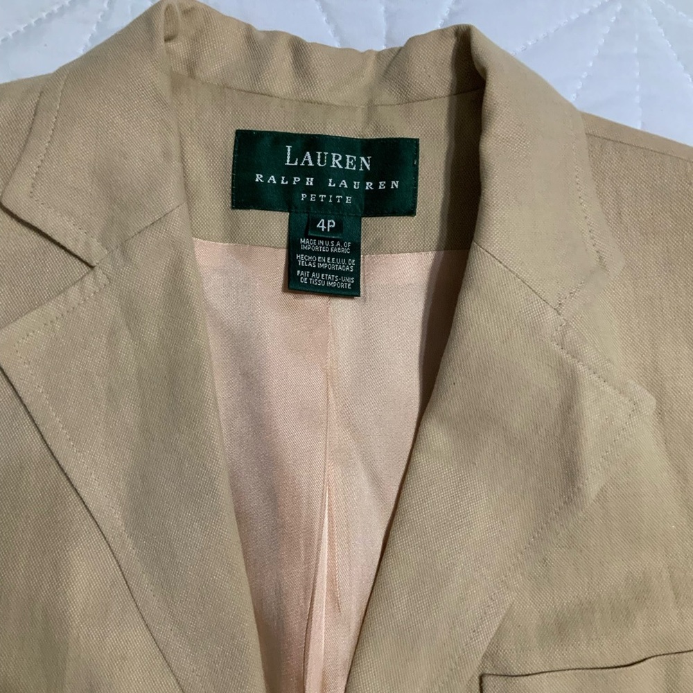Lauren Ralph Lauren Tan Jacket Petite 4